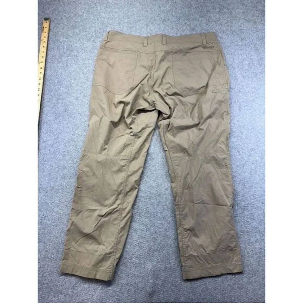 Marmot Pants Mens Size 38x29 Tan Lightweight Stretch Hiking Camping‎ Outdoor EUC
